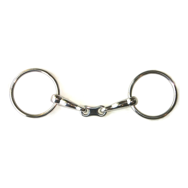 John Patterson French Mouth Loose Ring Snaffle - 4'', 4.5''