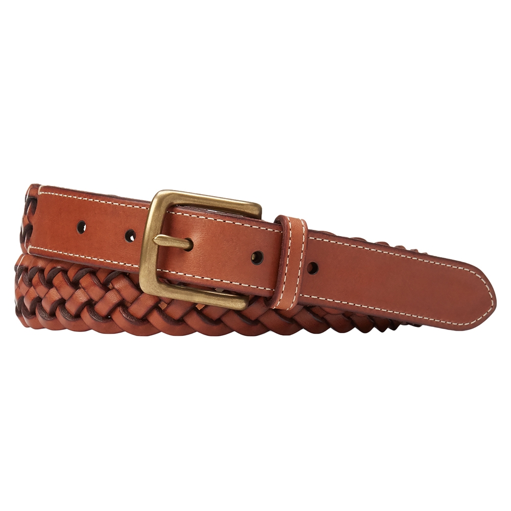 Polo-Ralph-Lauren-Braided-Leather-Belt-Saddle-Brown-The-Sporting-Lodge