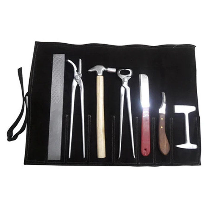 Farrier Kit with Essential Tools for Professional Hoof Care I Set Of 7 Tools