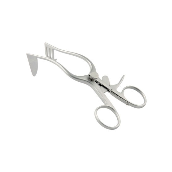 Plester Jansen Retractor, Left Solid Blade