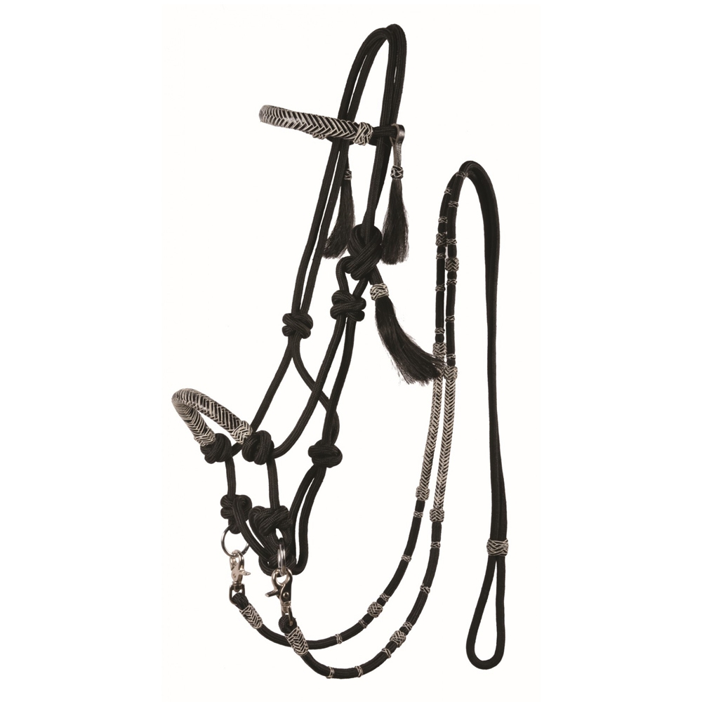 RAWHIDE-ROPE-BRIDLE-WITH-REINS